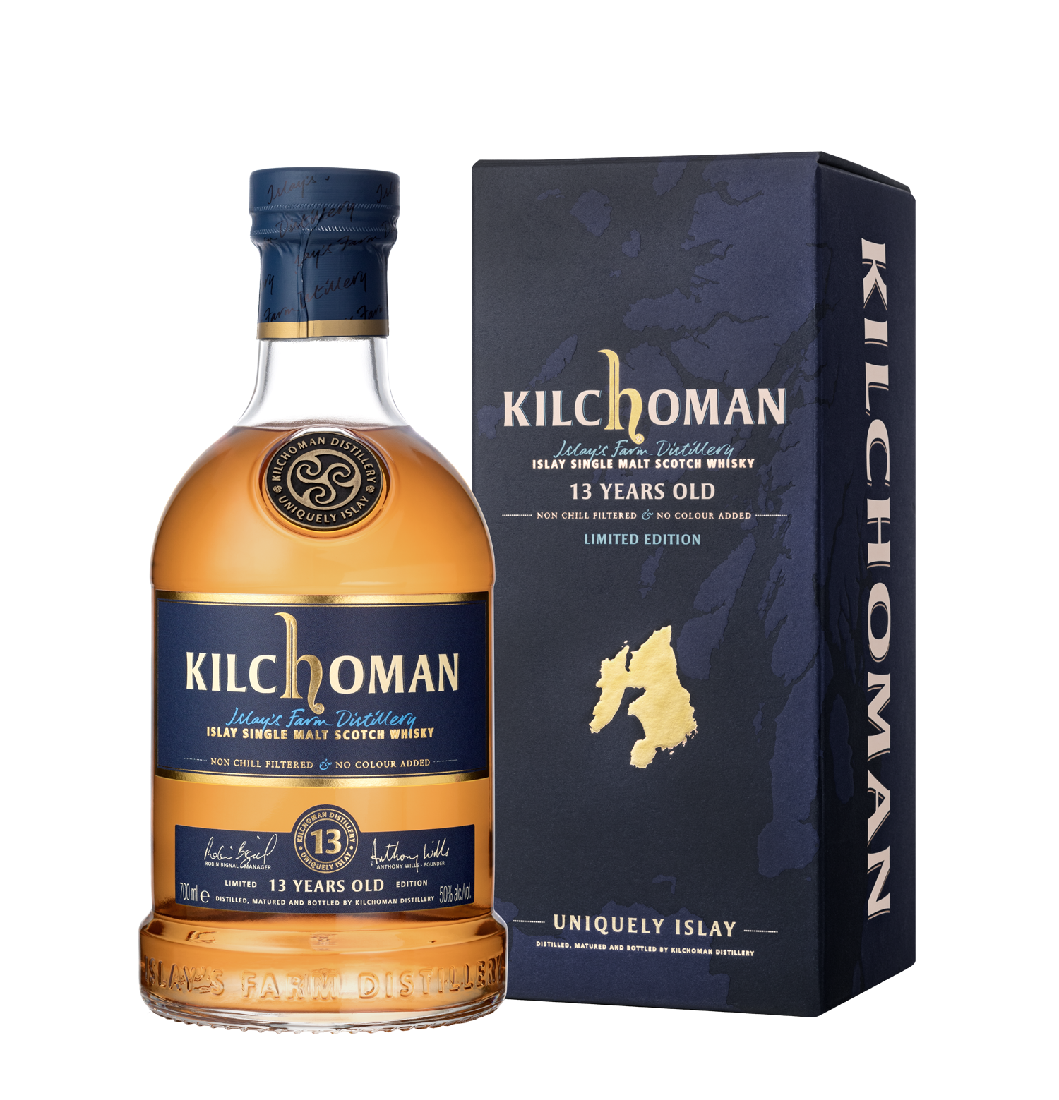 KILCHOMAN SCOTCH SINGLE MALT LIMITED EDITION ISLAY 13YR 750ML LIQ
