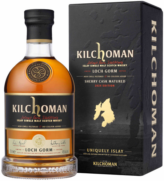 KILCHOMAN LOCH GORM SCOTCH SINGLE MALT SHERRY CASK MATURED 2025 EDITION 10YR 750ML LIQ