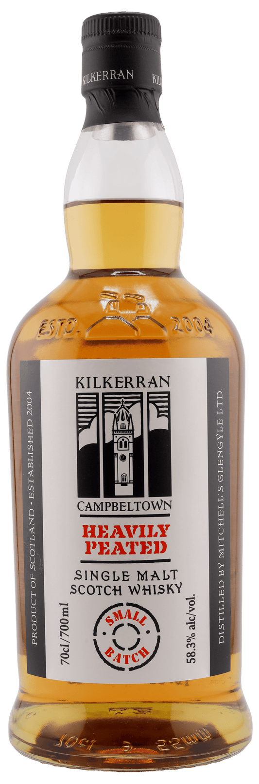 KILKERRAN SCOTCH SINGLE MALT HEAVILY PEATED BATCH 14 700ML LIQ