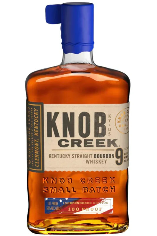 KNOB CREEK BOURBON INDEPENDENCE EDITION 100PF KENTUCKY 9YR 750ML