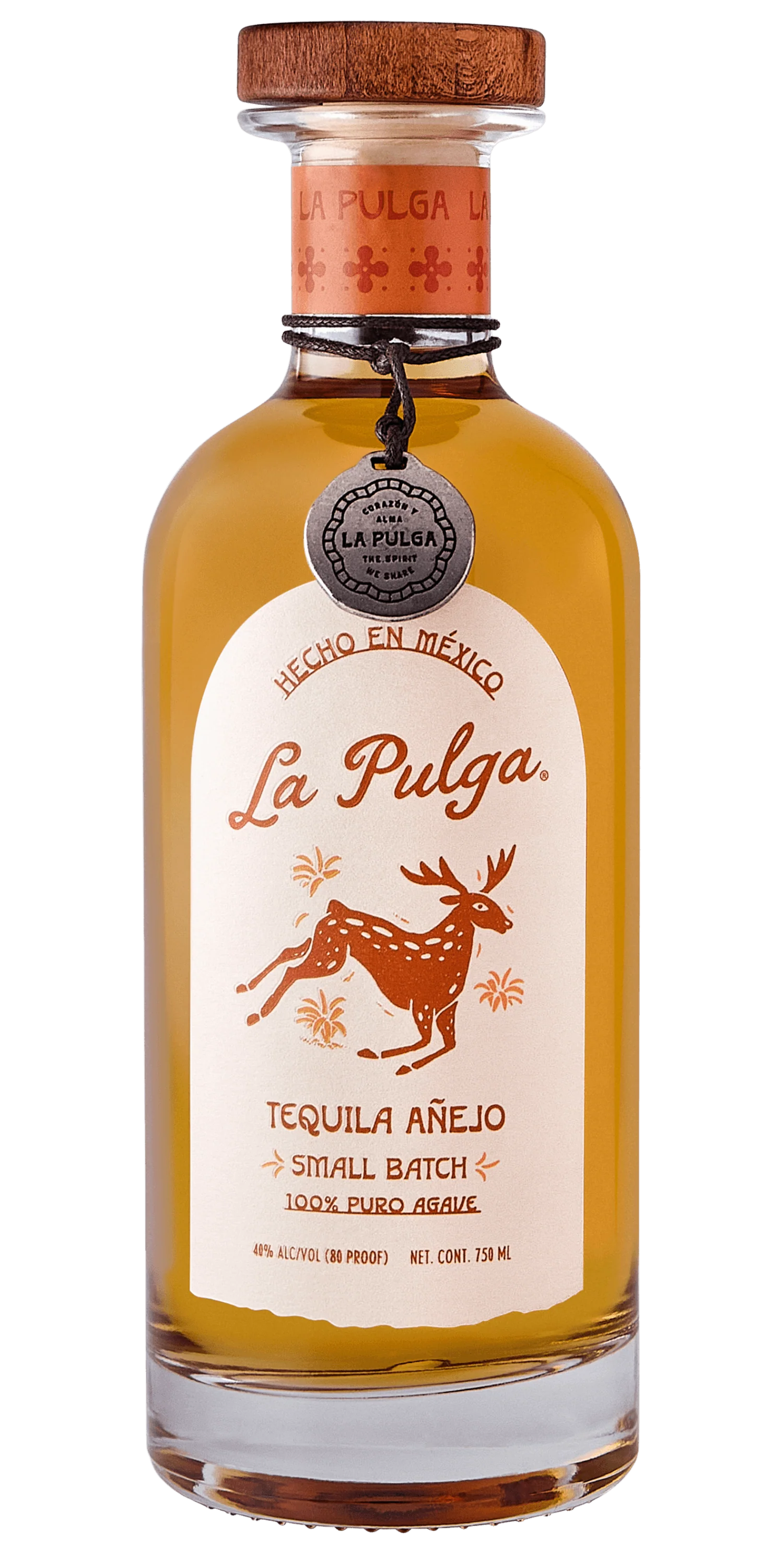 LA PULGA TEQUILA ANEJO 750ML LIQ
