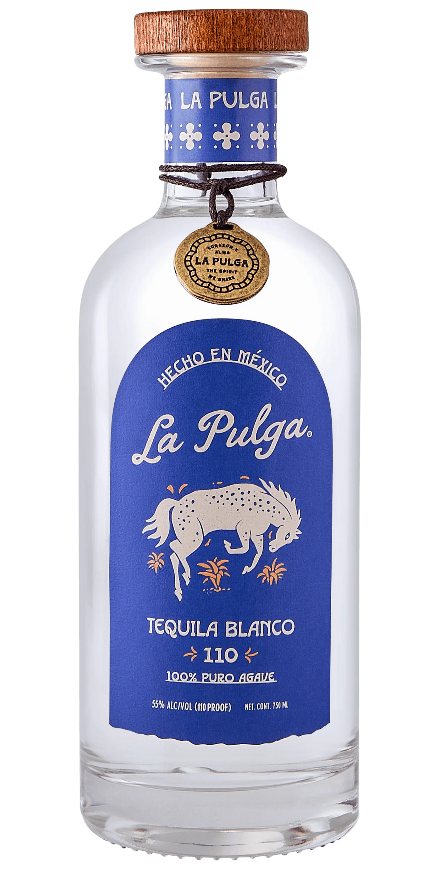 LA PULGA TEQUILA BLANCO 110PF 750ML LIQ