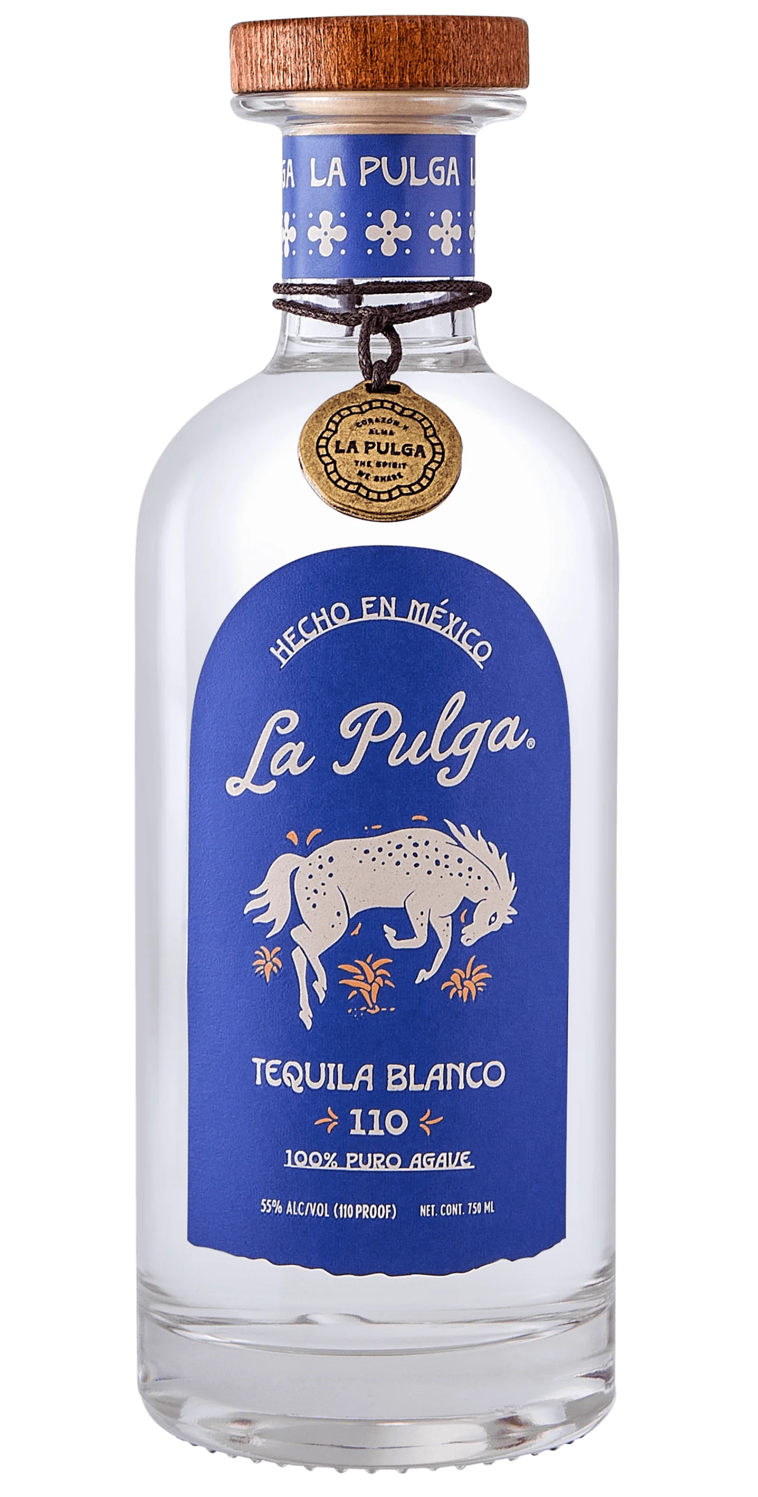 LA PULGA TEQUILA BLANCO 110PF 750ML LIQ