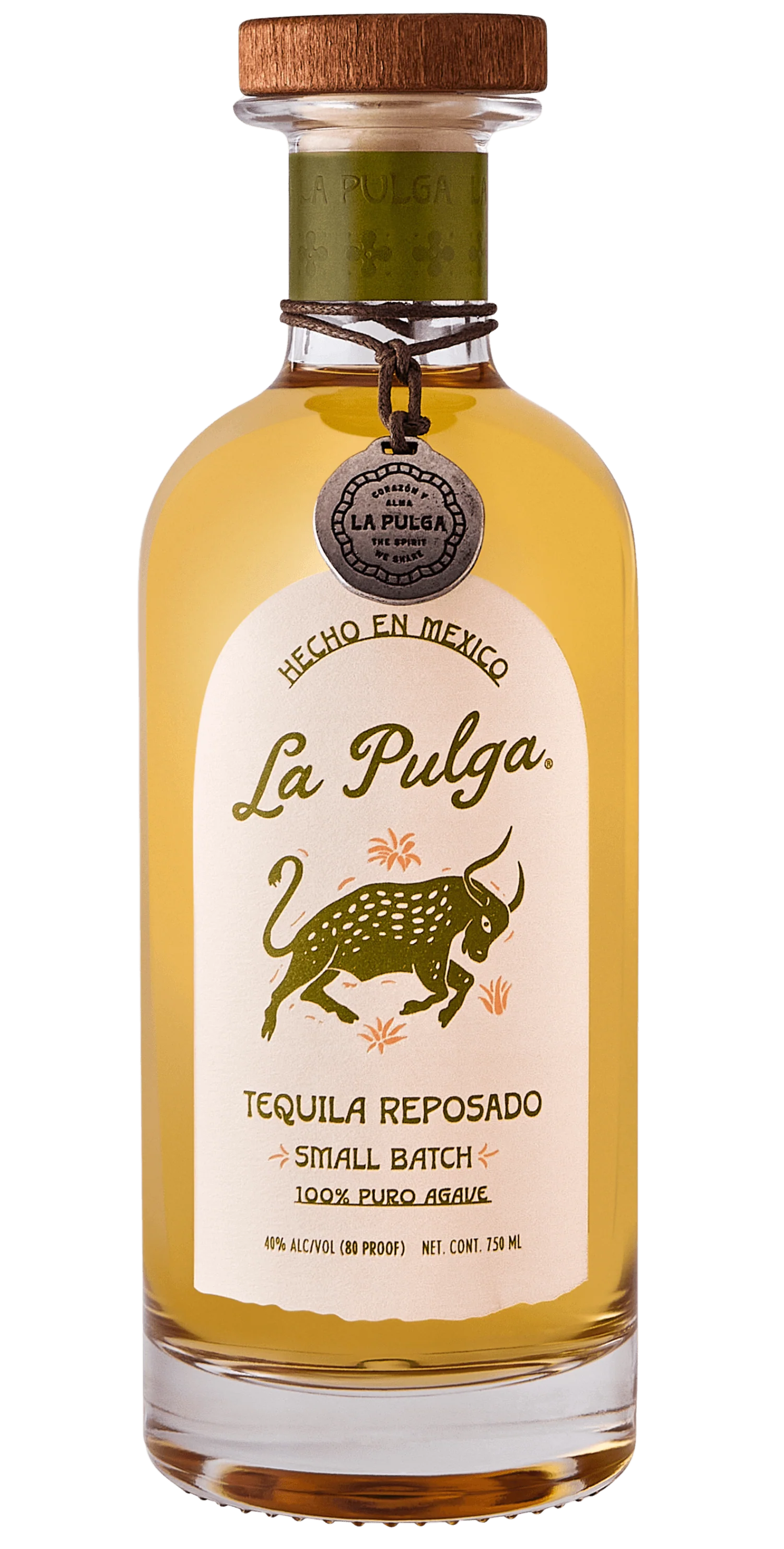 LA PULGA TEQUILA REPOSADO 750ML LIQ