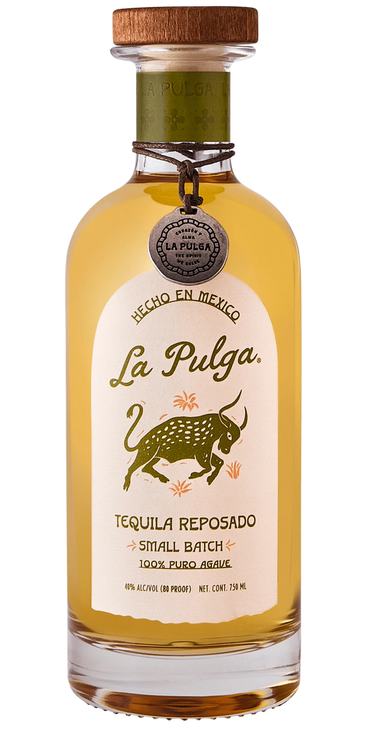 LA PULGA TEQUILA REPOSADO 750ML LIQ