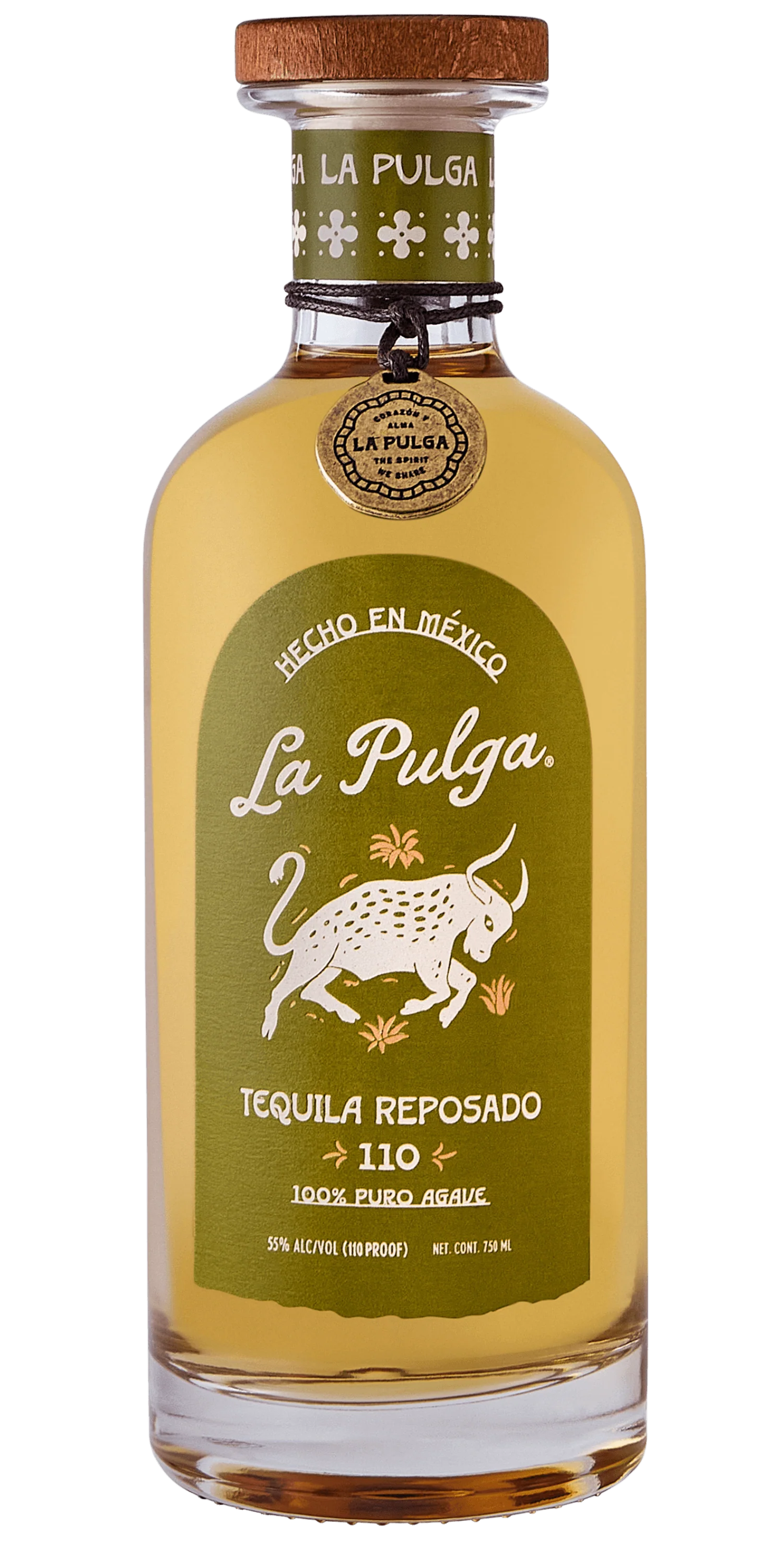 LA PULGA TEQUILA REPOSADO 110PF 750ML LIQ