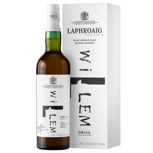 LAPHROAIG SCOTCH SINGLE MALT LIMITED WILLEM DAFOE EDITION 14YR 700ML LIQ