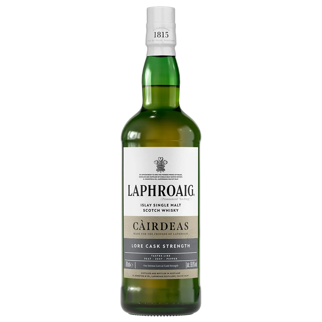LAPHROAIG SCOTCH SINGLE MALT CAIRDEAS LORE CASK STRENGTH ISLAY 700ML LIQ