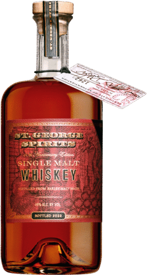 ST GEORGE S WHISKEY SINGLE MALT 40TH ANNIVERSARY EDITION CALIFORNIA 750ML LIQ