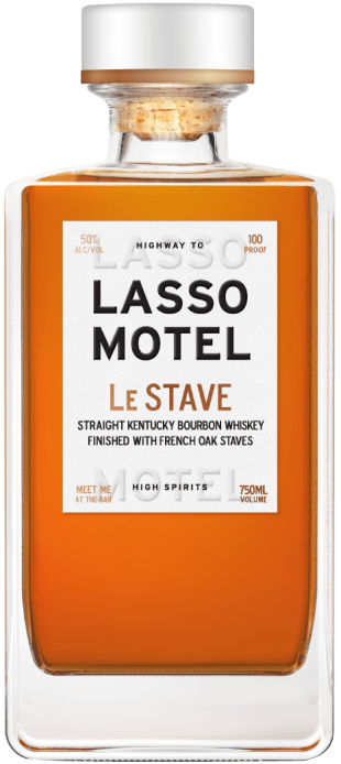 LASSO MOTEL LE STAVE BOURBON STRAIGHT FINISHED IN OAK STAVES KENTUCKY 750ML LIQ