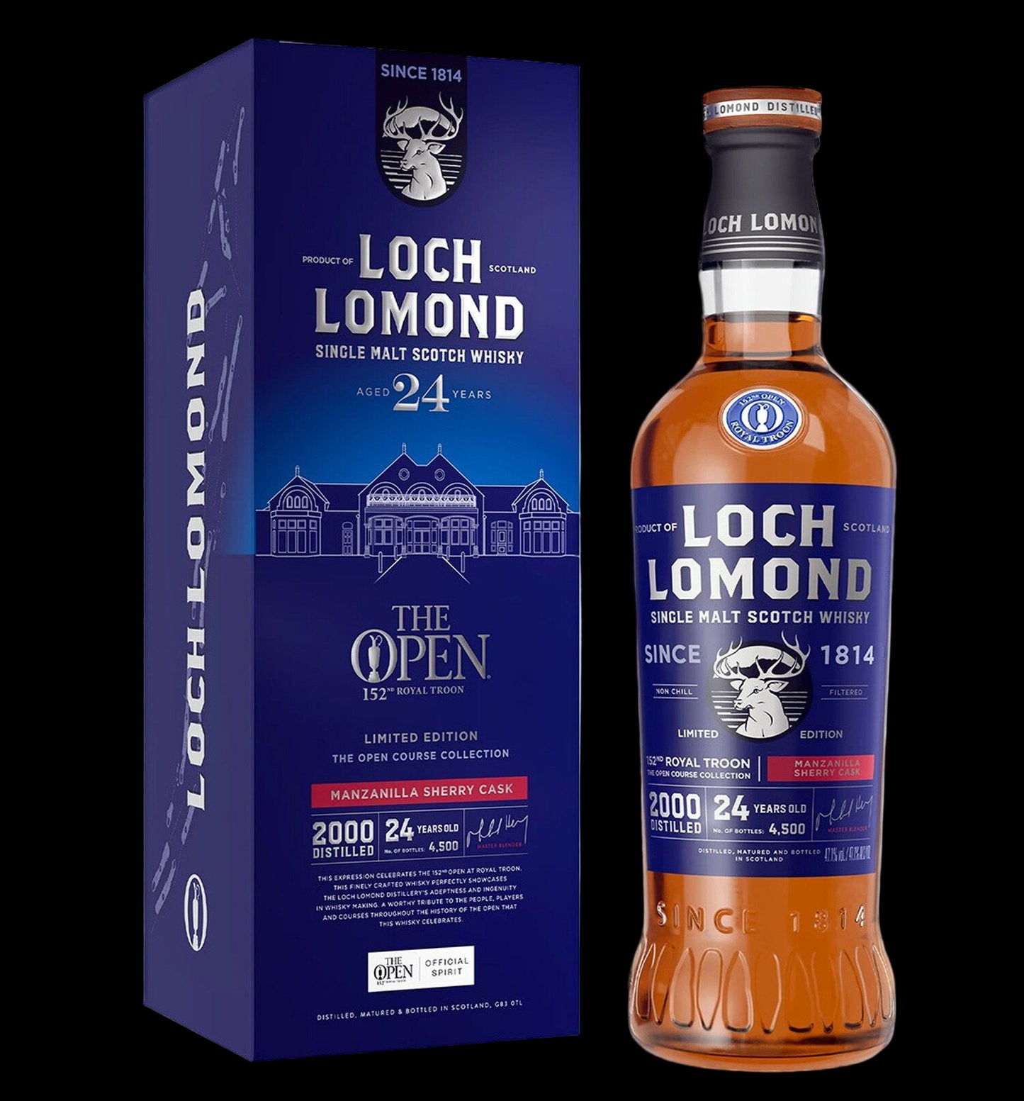 LOCH LOMOND SCOTCH SINGLE MALT LIMITED OPEN COURSE COLLECTION 24YR 750ML LIQ