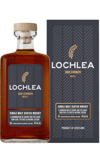 LOCHLEA SCOTCH SINGLE MALT CASK STRENGTH BATCH 2 700ML LIQ