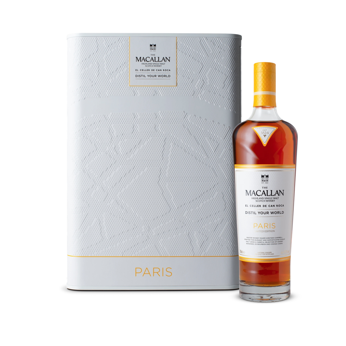 MACALLAN DISTIL YOUR WORLD PARIS SCOTCH SINGLE MALT 700ML LIQ