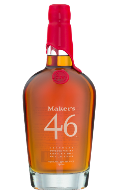 MAKERS MARK 46 BOURBON WHISKY BARREL FINISHED W/OAK STAVES 94PF 750ML - Remedy Liquor