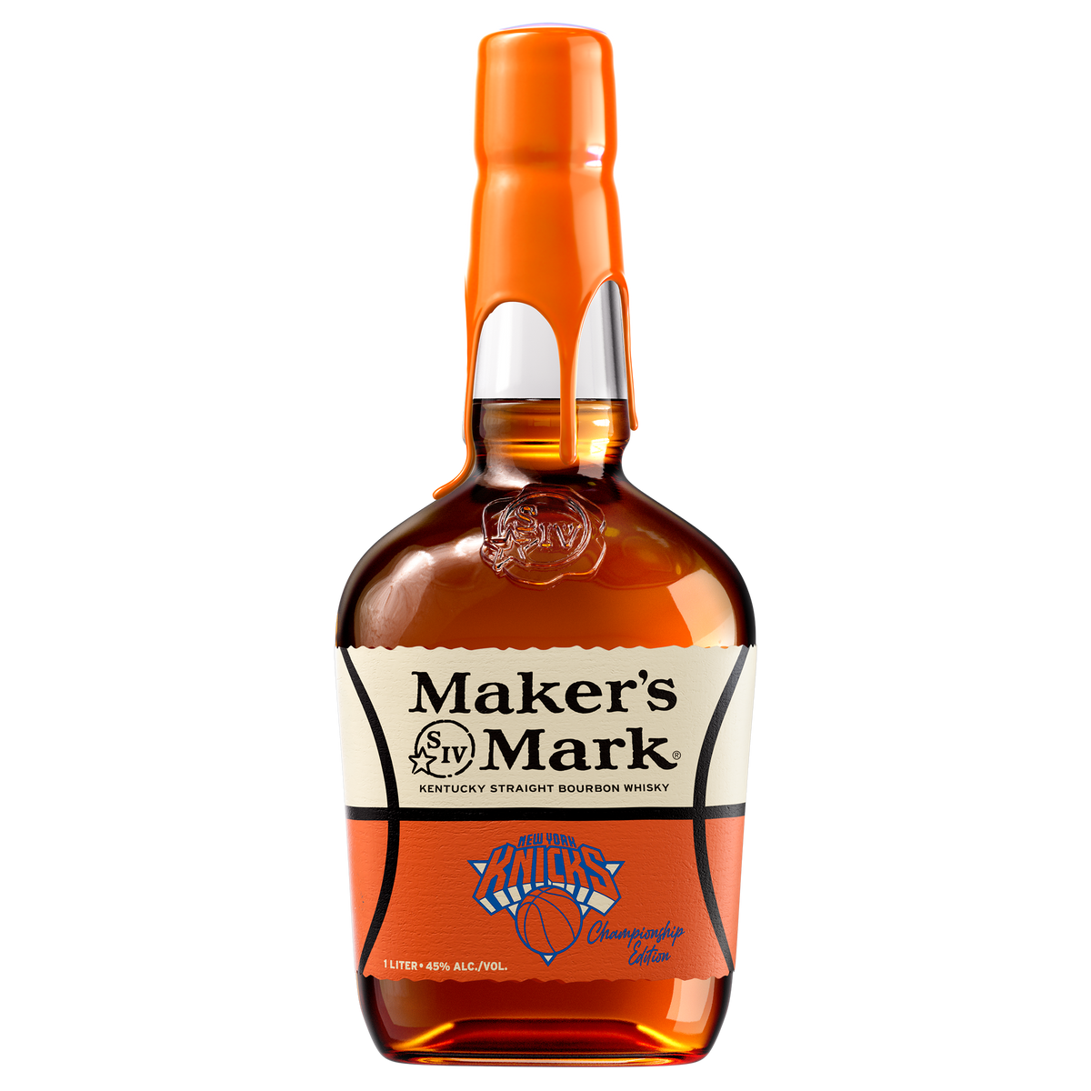 MAKERS MARK BOURBON NEW YORK KNICKS CHAMPIONSHIP EDITION KENTUCKY 1LI