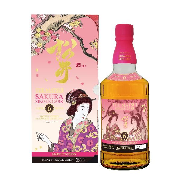 THE MATSUI WHISKY SINGLE SAKURA CASK JAPAN 6YR 700ML LIQ