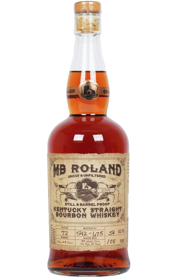 MB ROLAND BOURBON STILL & BARREL PROOF KENTUCKY 750ML Spirits