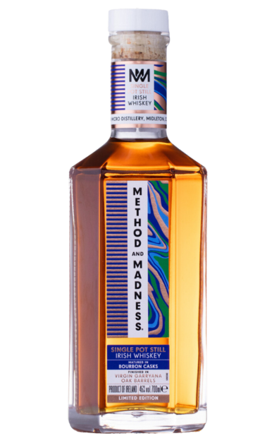 METHOD AND MADNESS WHISKEY SINGLE MALT POT STILL VIRGIN GARRYANA OAK BARRELS IRISH 700ML LIQ