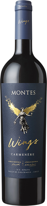 MONTES WINGS RED WINE CARMENERE COLCHAGUA VALLEY CHILE 2019