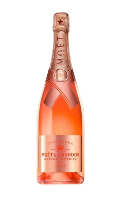 MOET & CHANDON CHAMPAGNE NECTAR IMPERIAL ROSE LUMINOUS EDITION FRANCE 1.5LI WINE