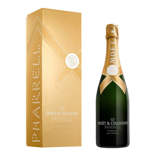 MOET & CHANDON CHAMPAGNE BRUT IMPERIAL PHARRELL WILLIAMS EDITION FRANCE 750ML WINE