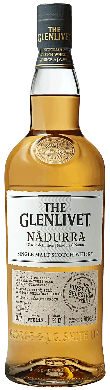 GLENLIVET SCOTCH SINGLE MALT NADURRA FIRST FILL SELECTION SPEYSIDE 750 ...