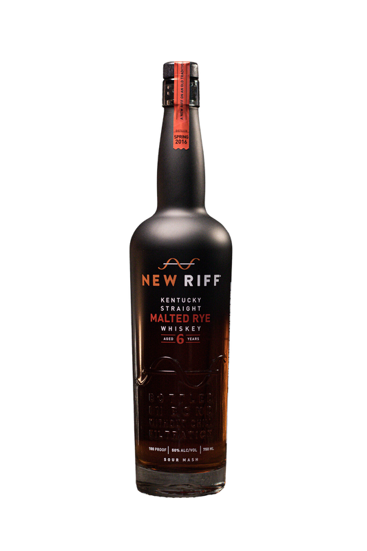 NEW RIFF WHISKEY STRAIGHT MALTED RYE BOTTLED IN BOND KENTUCKY 6YR 750ML LIQ