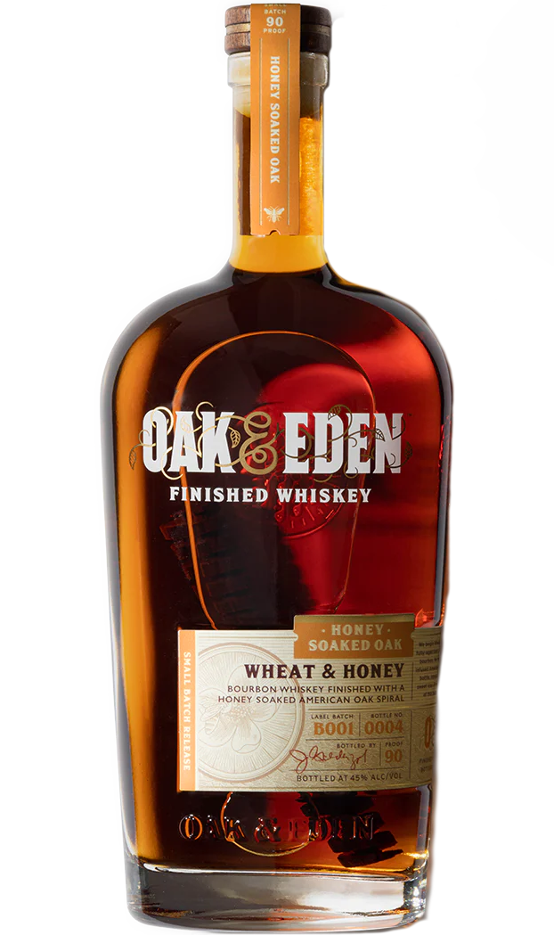OAK & EDEN BOURBON SMALL BATCH RESERVE WHEAT & HONEY SOAKED OAK TEXAS 750ML LIQ