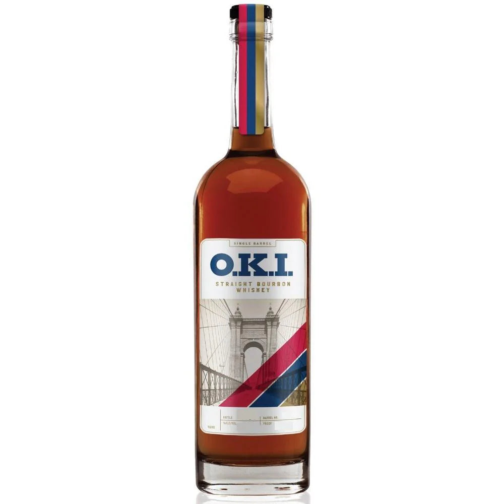 OKI BOURBON STRAIGHT SINGLE BARREL INDIANA 6YR 750ML LIQ