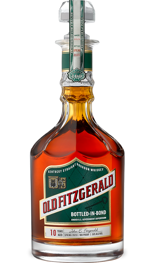OLD FITZGERALD BOURBON STRAIGHT BOTTLED IN BOND KENTUCKY 10YR 100PF 750ML LIQ