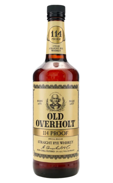 OLD OVERHOLT WHISKEY RYE 114PF 4YR KENTUCKY 750ML LIQ