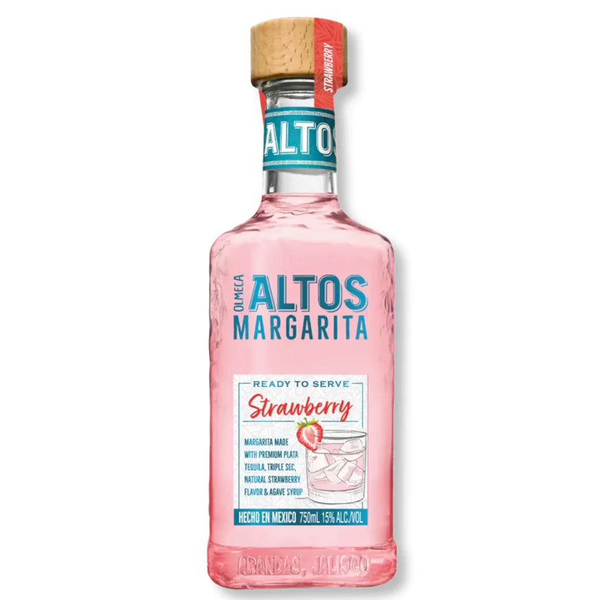 OLMECA ALTOS MARGARITA MIX STRAWBERRY RTD 750ML LIQ