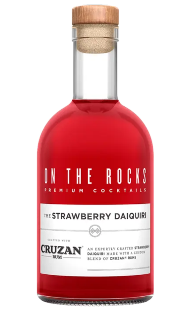 OTR ON THE ROCKS COCKTAIL THE STRAWBERRY DAIQUIRI W/ CRUZAN RUM 750ML LIQ