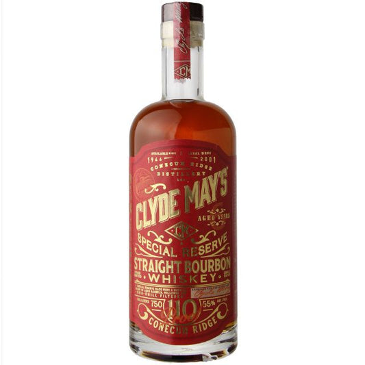 CLYDE MAY BOURBON STRAIGHT SMALL BATCH SPECIAL RESERVE INDIANA 6YR 750ML