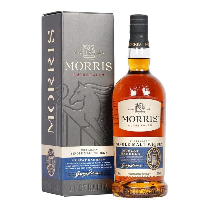 MORRIS RUTHERGLEN WHISKY SINGLE MALT MUSCAT BARRELLS AUSTRALIA 700ML LIQ