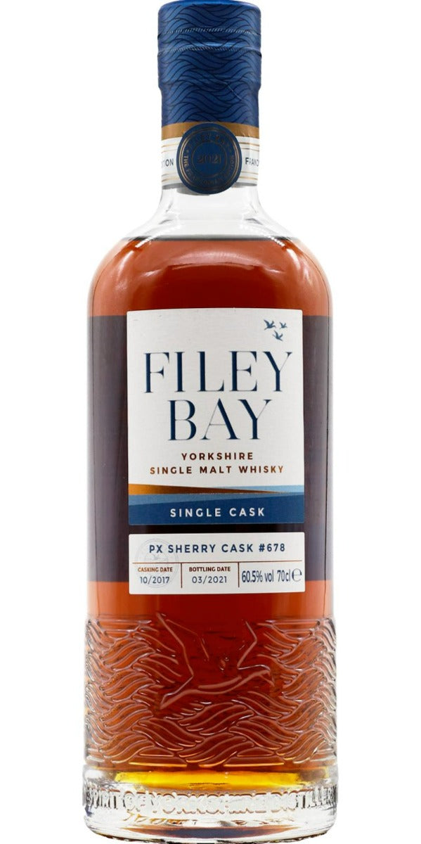 FILEY BAY WHISKEY SINGLE MALT SHERRY SINGLE CASK YORKSHIRE 700ML LIQ