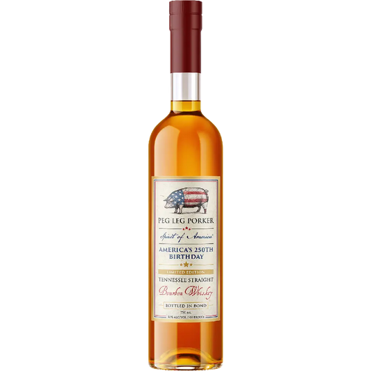 PEG LEG PORKER BOURBON LIMITED AMERICAS 250TH ANNIVERSARY EDITION TENNESSEE 750ML LIQ
