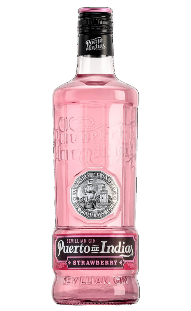 PUERTO DE INDIAS SEVILLIAN PREMIUM GIN STRAWBERRY SPAIN 750ML LIQ