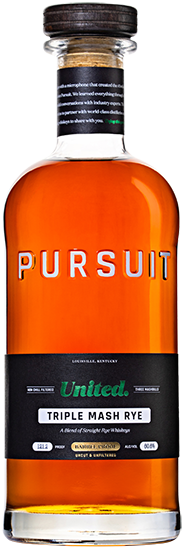 PURSUIT UNITED WHISKEY TRIPLE MASH RYE BARREL PROOF KENTUCKY 700ML LIQ