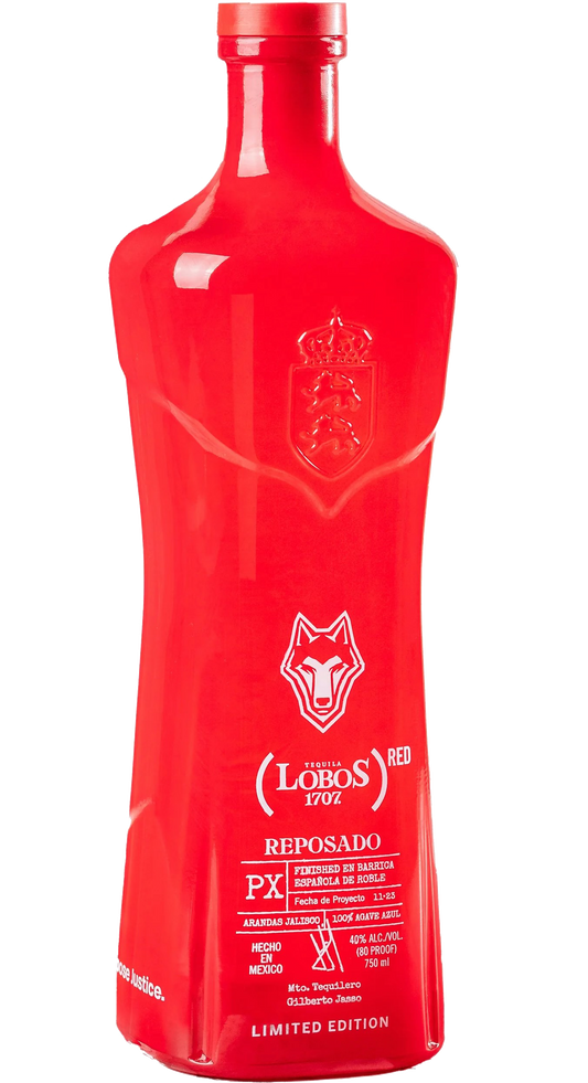 LOBOS 1707 TEQUILA REPOSADO RED LIMITED EDITION PX FINISHED 750ML