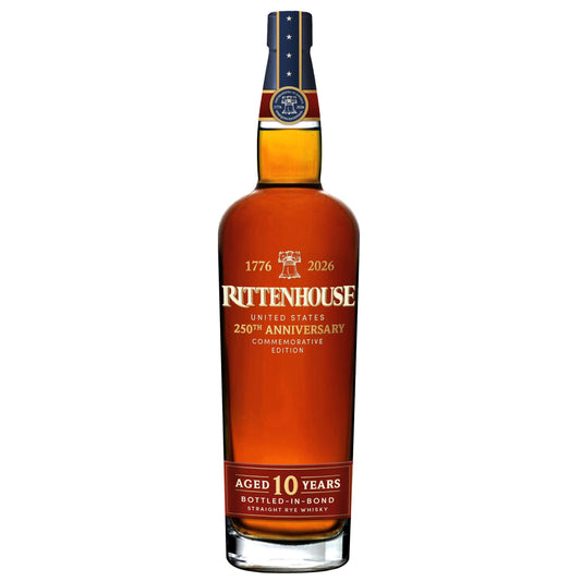 RITTENHOUSE WHISKY RYE BOTTLED IN BOND 250TH ANNIVERSARY COMMEMORATIVE EDITION 10YR 750ML LIQ