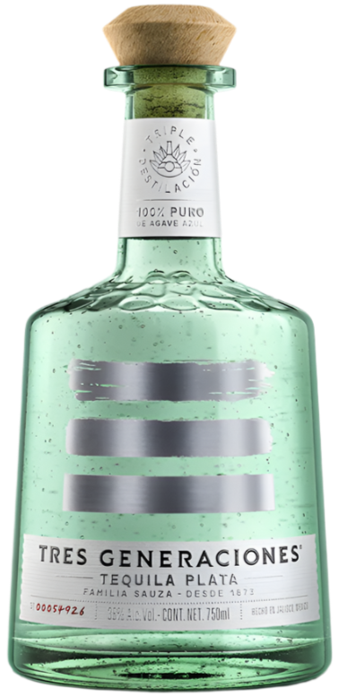 TRES GENERACIONES TEQUILA PLATA CENOBIOS BATCH 90PF 750ML Spirits