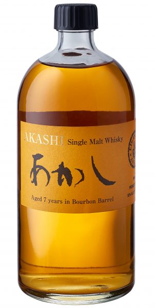 AKASHI WHISKEY SINGLE MALT AGED IN BOURBON BARREL JAPAN 7YR 750ML LIQ