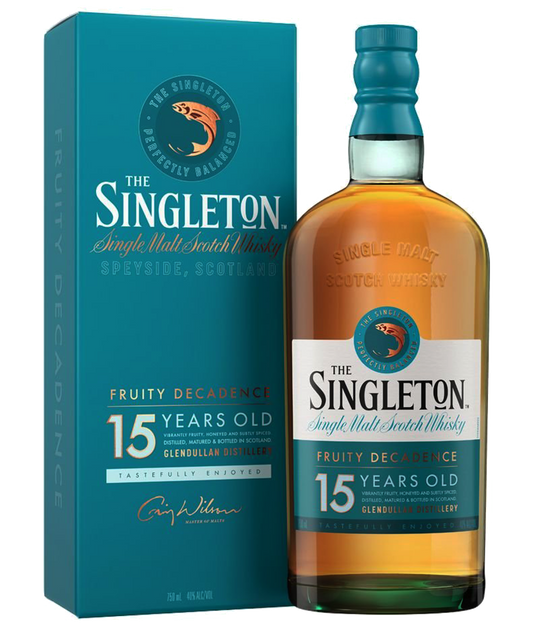SINGLETON SCOTCH SINGLE MALT GLENDULLAN DISTILLERY 15YR 750ML Spirits