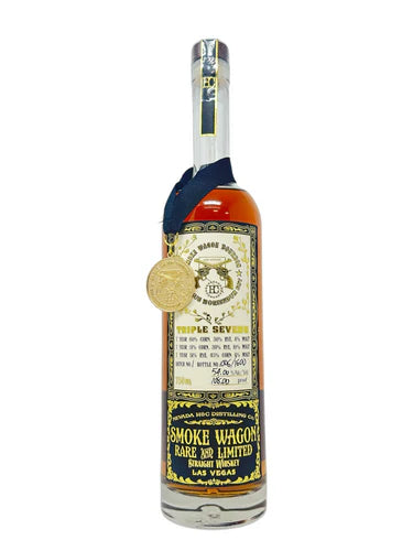 SMOKE WAGON WHISKEY STRAIGHT RARE AND LIMITED TRIPLE SEVENS NEVADA 750ML LIQ