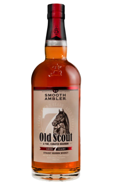 SMOOTH AMBLER BOURBON STRAIGHT OLD SCOUT INDIANA 7YR 750ML
