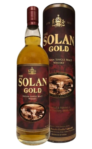 SOLAN GOLD WHISKY SINGLE MALT INDIA 750ML LIQ