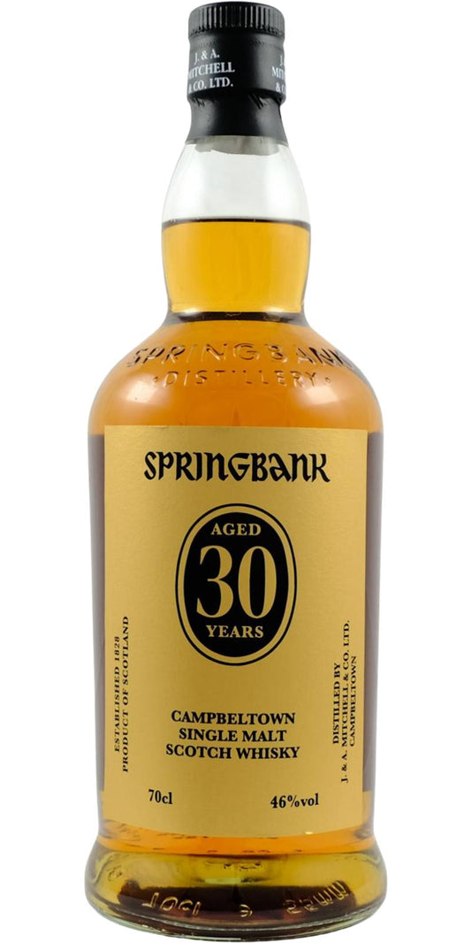 SPRINGBANK SCOTCH SINGLE MALT CAMPBELTOWN 30YR 700ML LIQ