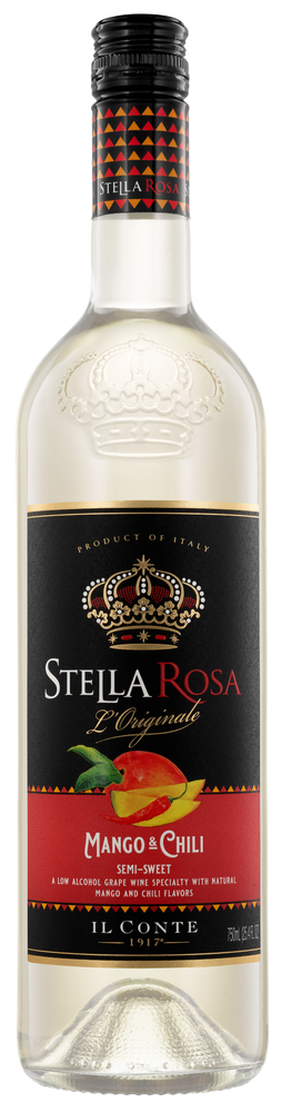 IL CONTE STELLA ROSA MANGO & CHILI SEMI SWEET ITALY 750ML WINE