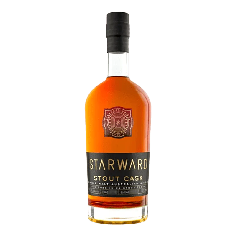 STARWARD WHISKEY SINGLE MALT STOUT CASK FINISH AUSTRALIA 700ML